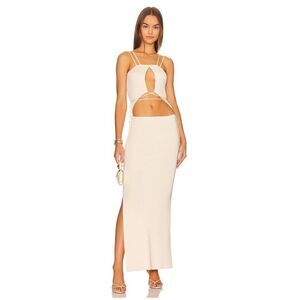 NWT Aya Muse Willow Dress in Off White, Size Large